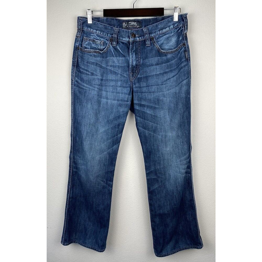 Silver Jeans Mens Size 32x29* Craig Bootcut Dark Wash Relaxed Preppy Denim